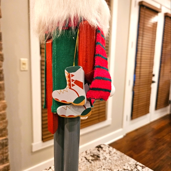 White Schnauzer Snowboarding Trimsetter by Dillard's Nutcracker 17.5'' - Picture 5 of 7